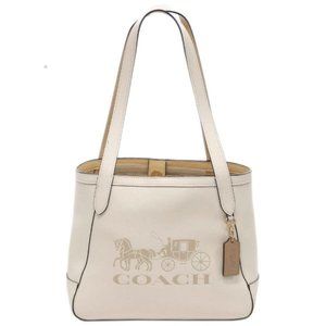 Coach Chalk Horse & Carriage 27 Tote New
